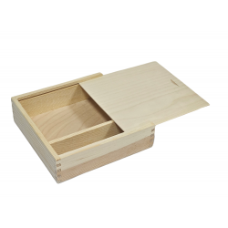 Pudełko zasuwane z przegrodą